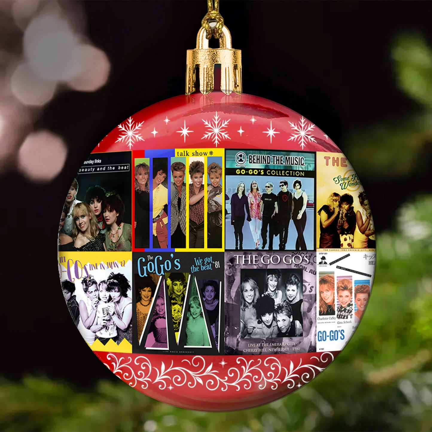 The Go-Go’s Ball Ornament – Pop Rock Trailblazers