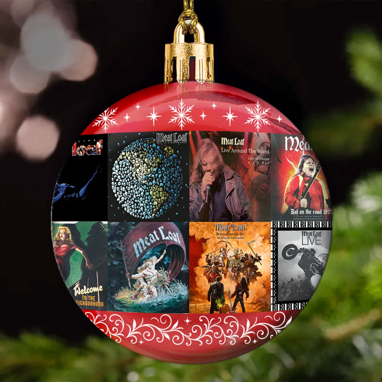 Meat Loaf Ball Ornament – Theatrical Rock Icon