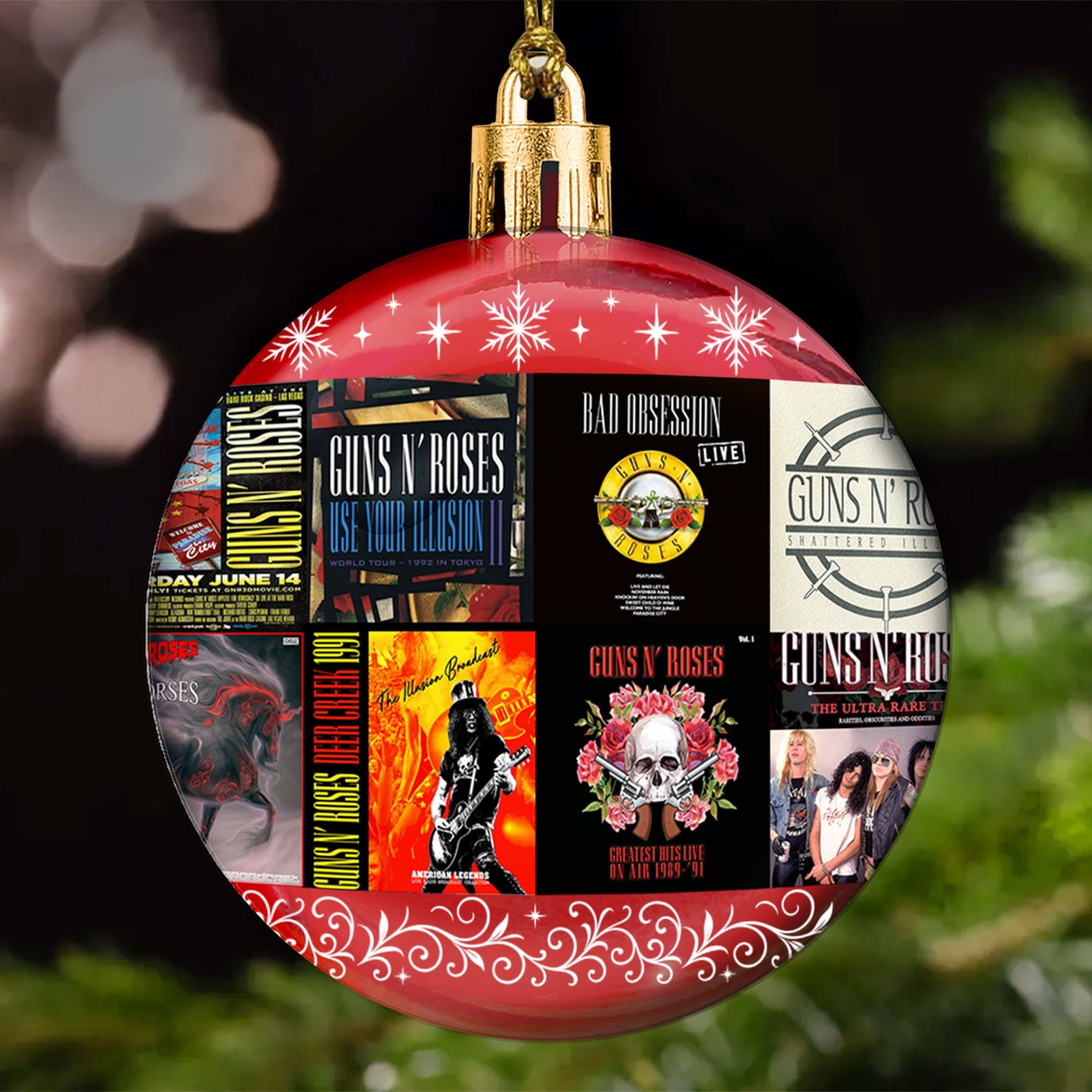 Guns N’ Roses Ball Ornament – Hard Rock Icons