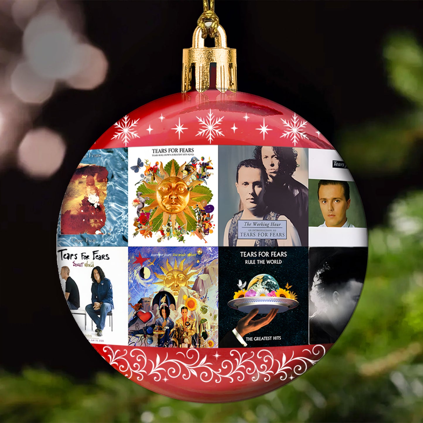Tears for Fears Ball Ornament – Classic New Wave Collection