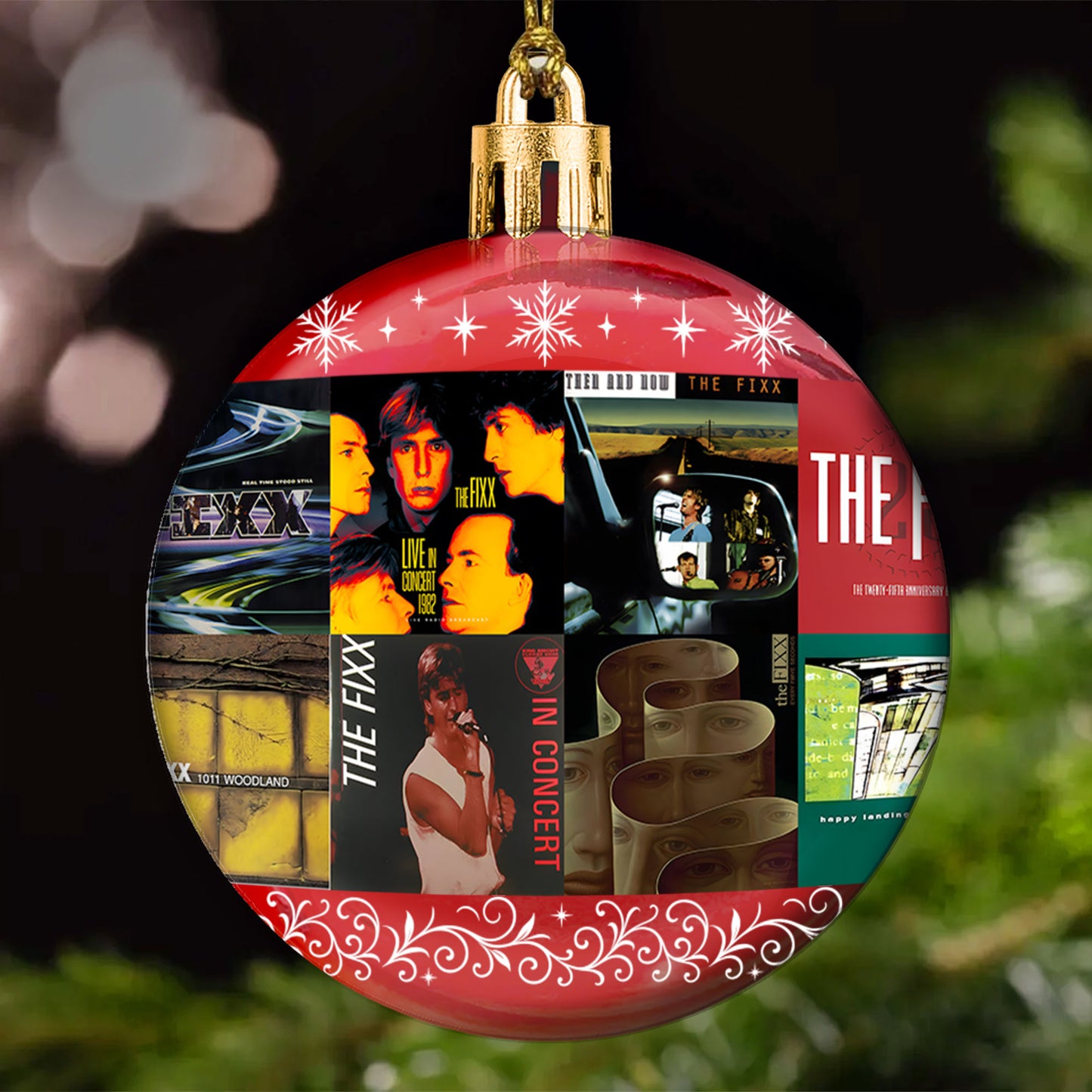 The Fixx Ball Ornament – A Retro Christmas Gift for True Music Fans