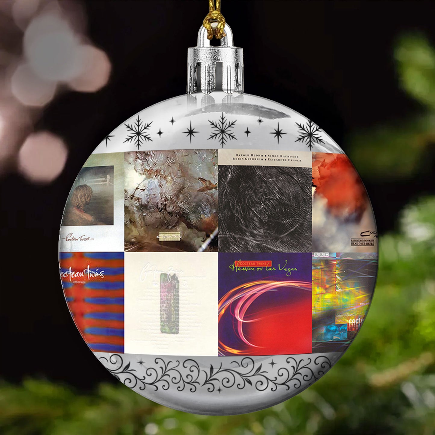 Cocteau Twins Ball Ornament – Dream Pop Serenity