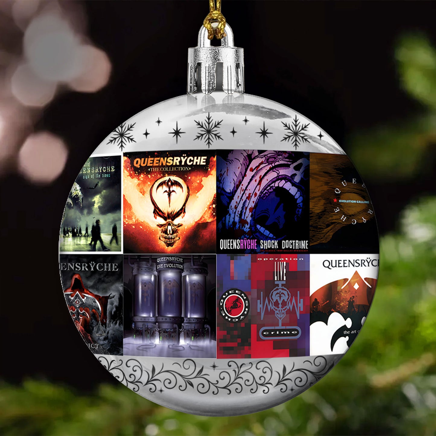 Queensrÿche Ball Ornament – Progressive Metal Legends