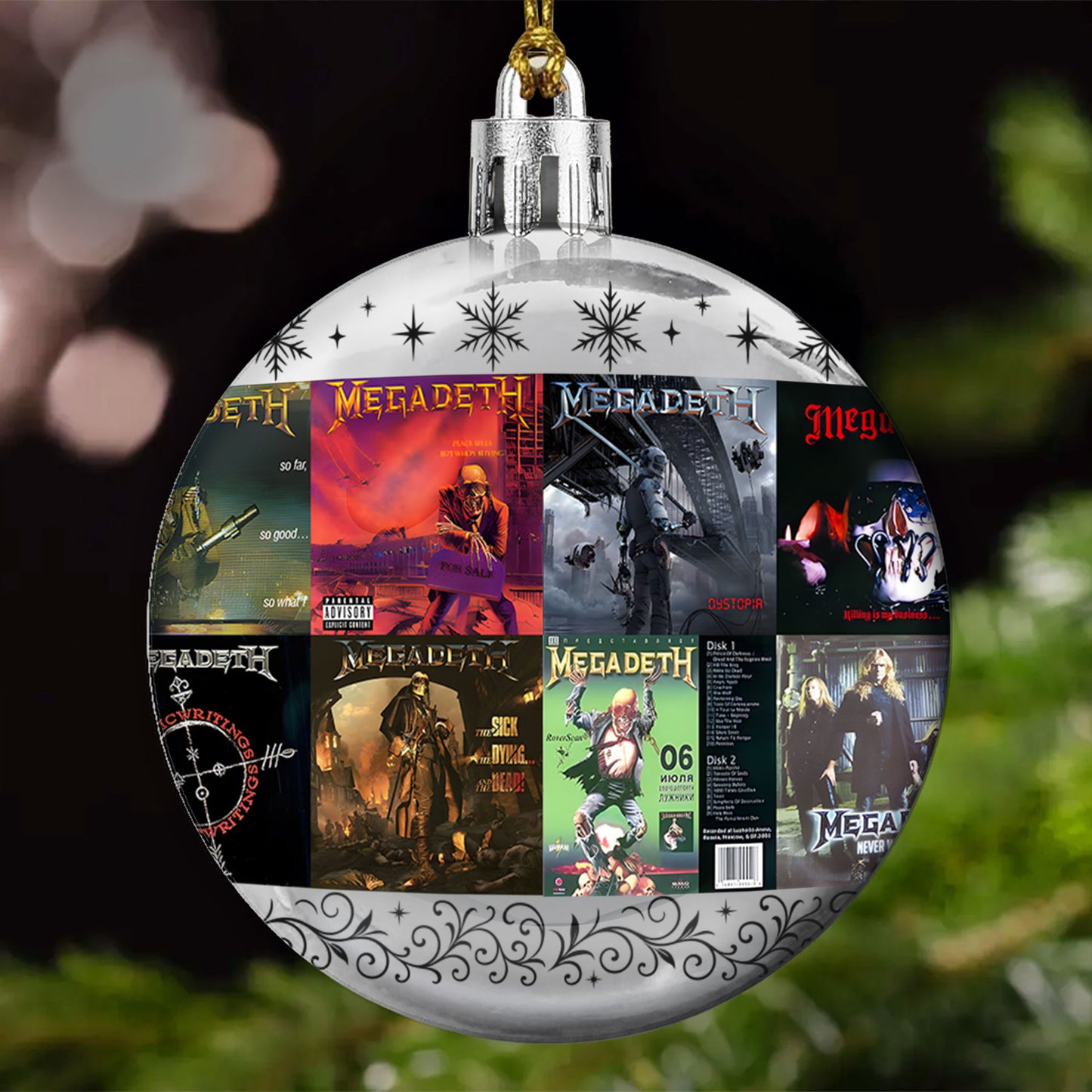 Megadeth Ball Ornament – A Heavy Metal Christmas Keepsake