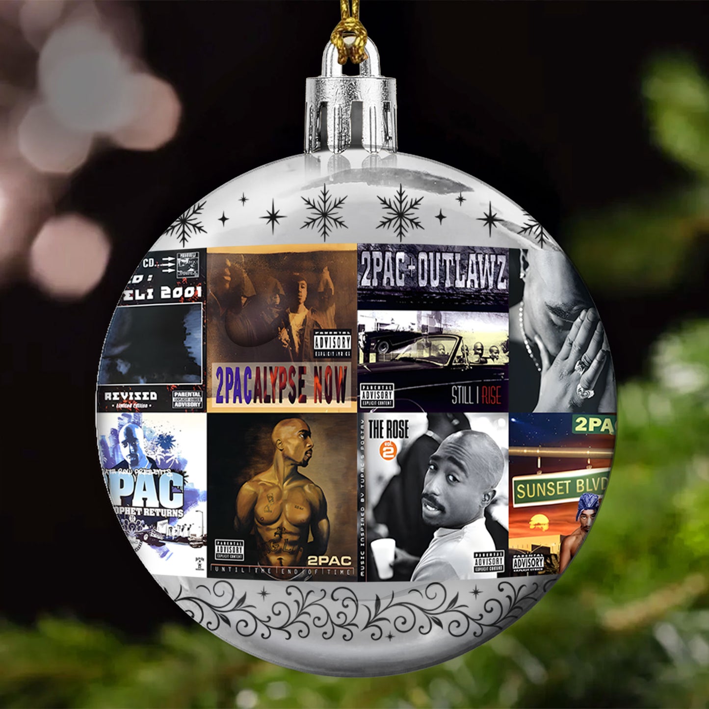 2Pac Ball Ornament – Legacy of Hip-Hop
