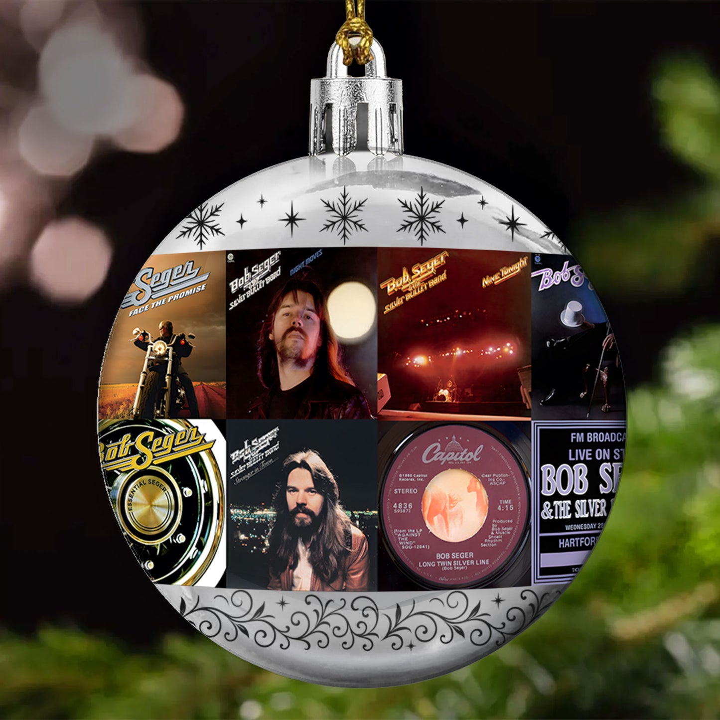 Bob Seger Ball Ornament – Classic Rock Spirit
