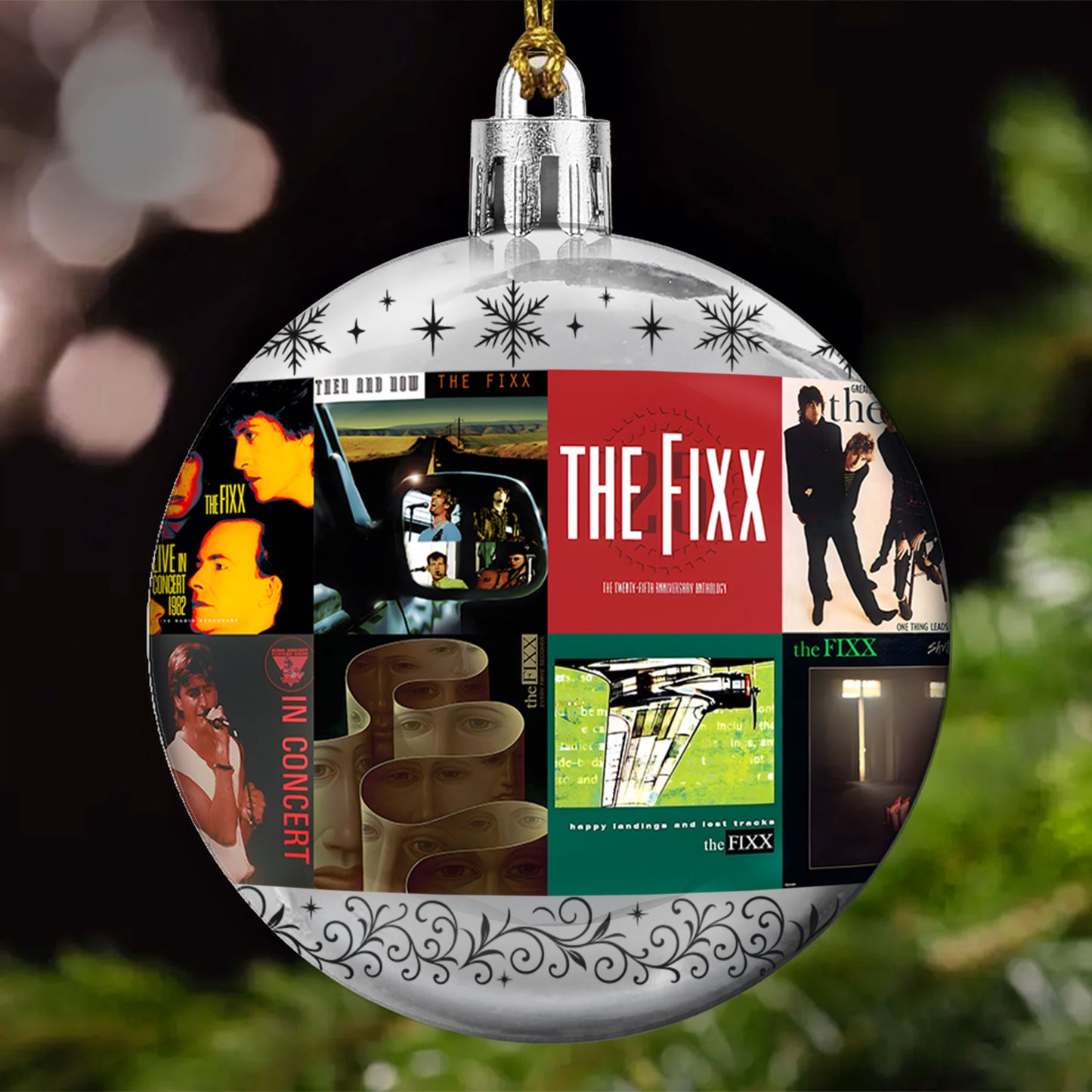 The Fixx Ball Ornament – A Retro Christmas Gift for True Music Fans