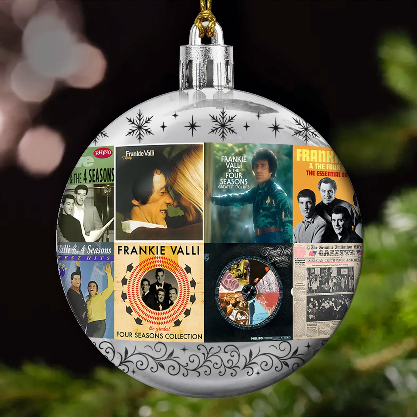 Frankie Valli & The Four Seasons Ball Ornament – Timeless Pop Harmony