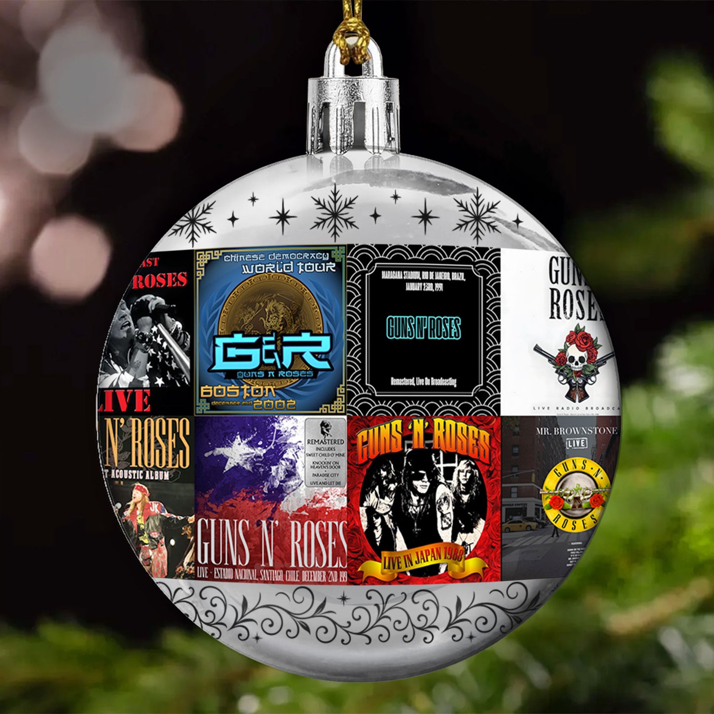 Guns N’ Roses Ball Ornament – Hard Rock Icons
