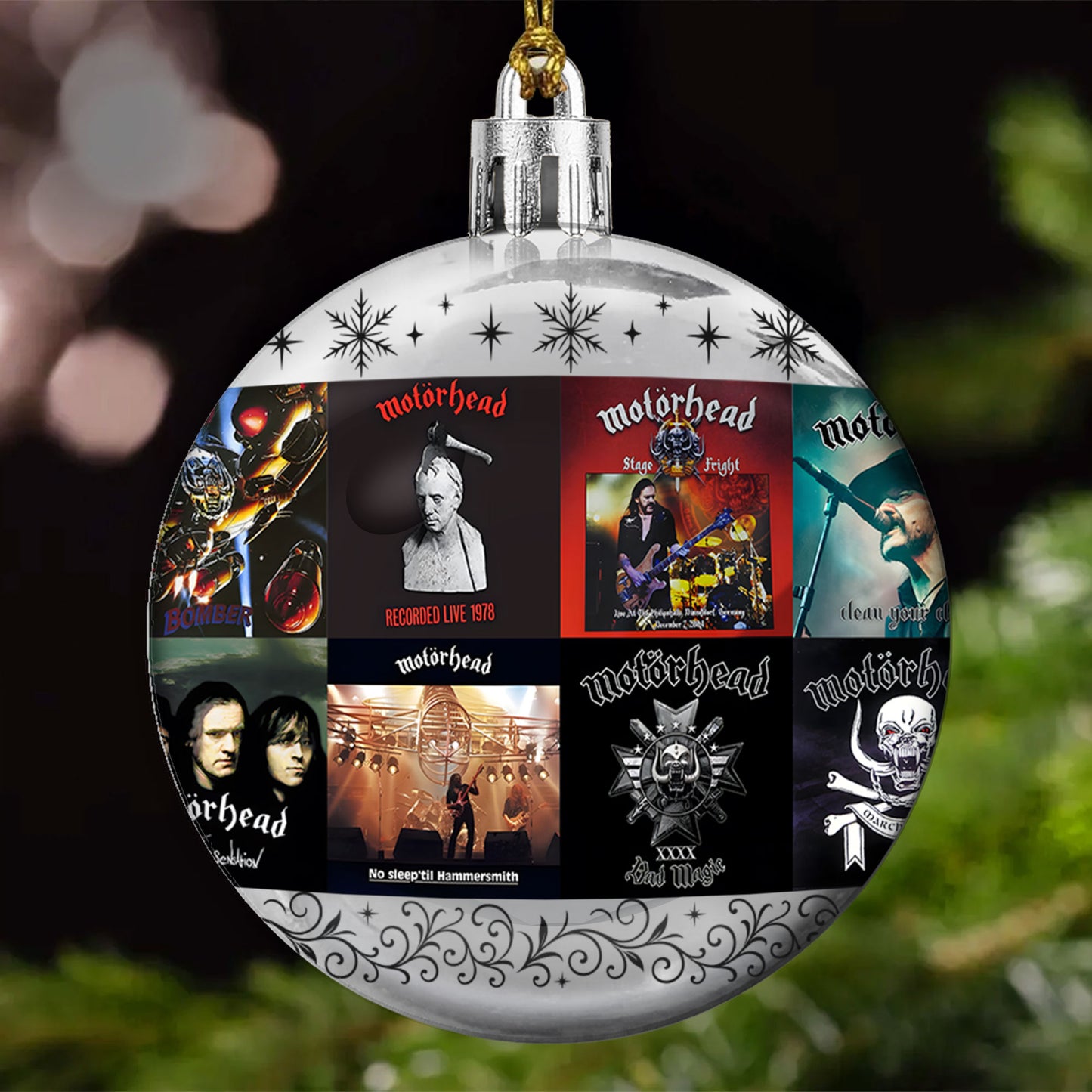 Motörhead Ball Ornament – Heavy Metal Legends Collection