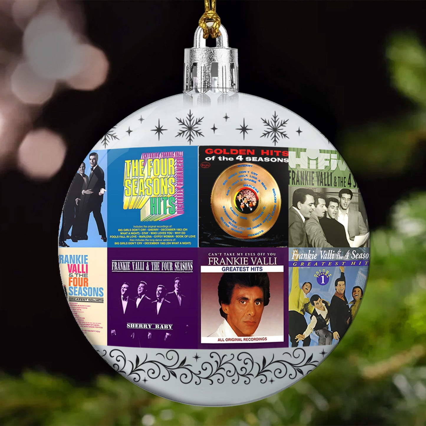 Frankie Valli & The Four Seasons Ball Ornament – Timeless Pop Harmony
