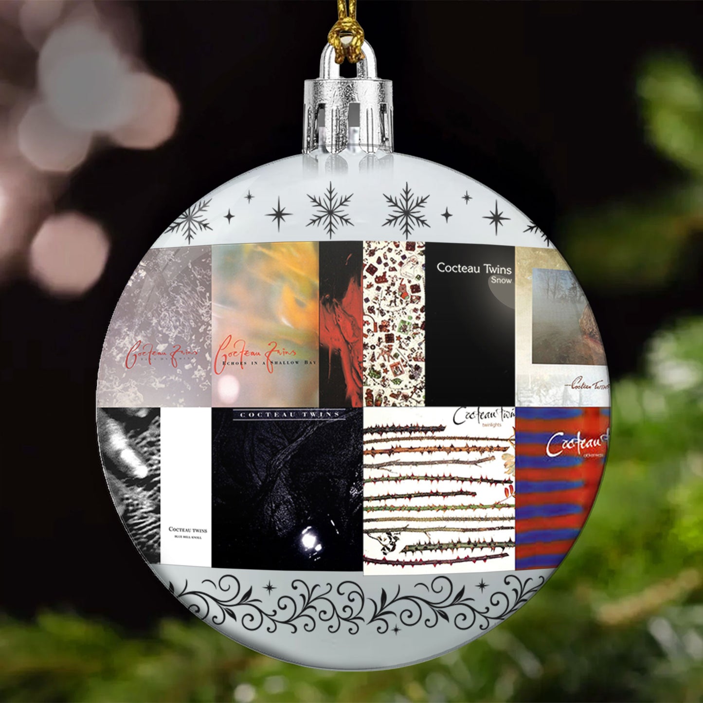 Cocteau Twins Ball Ornament – Dream Pop Serenity