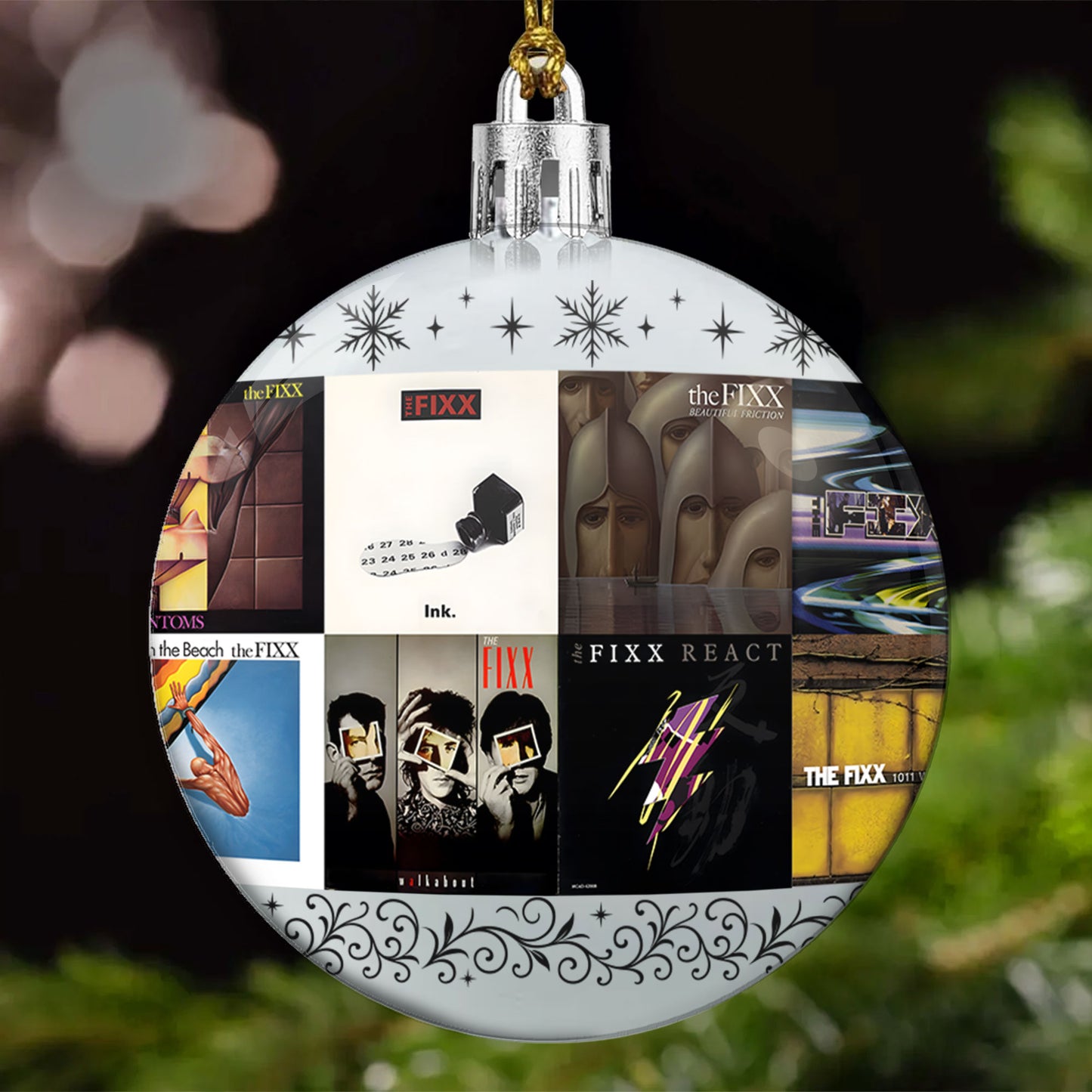 The Fixx Ball Ornament – A Retro Christmas Gift for True Music Fans