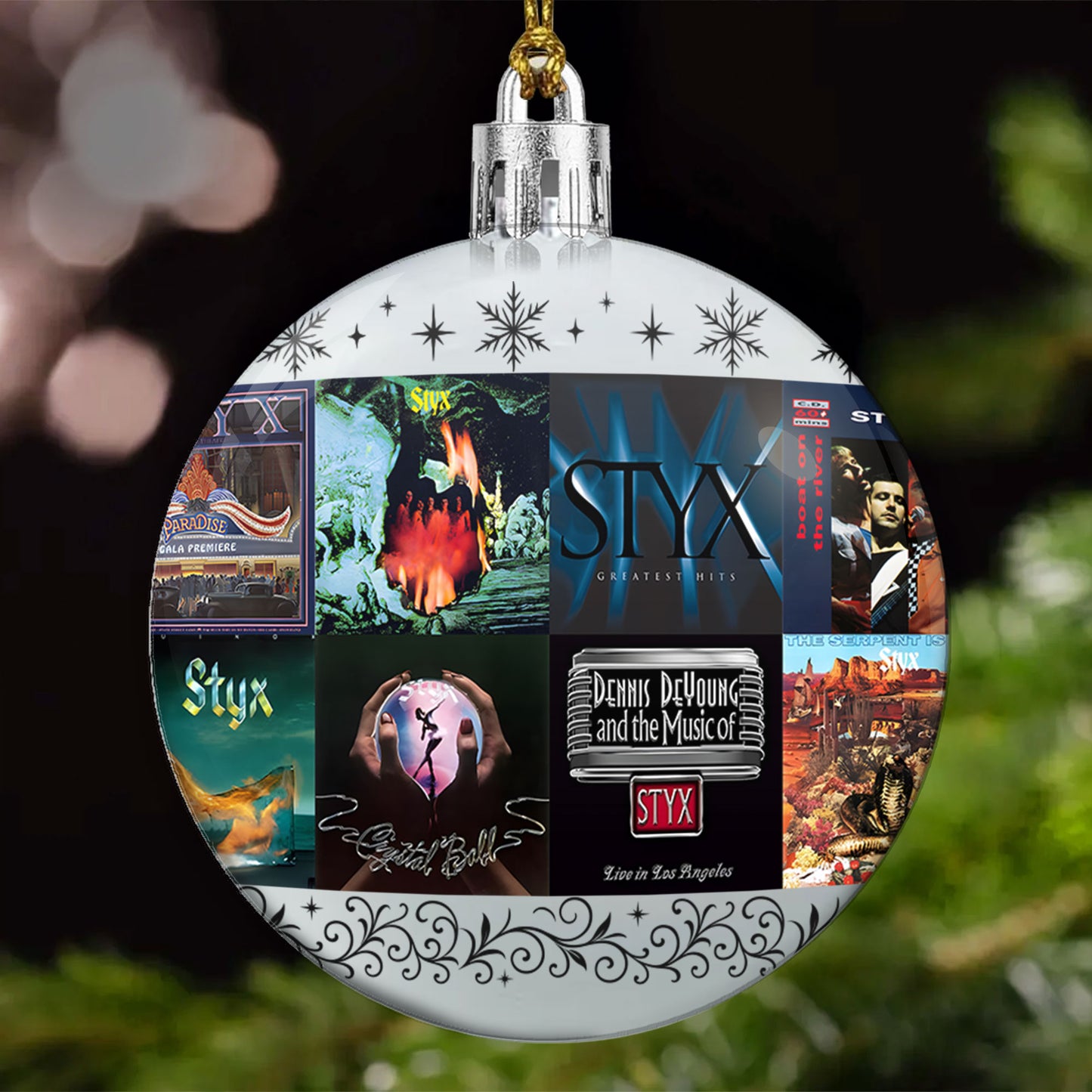 Dennis DeYoung Ball Ornament – The Voice of Styx Collection
