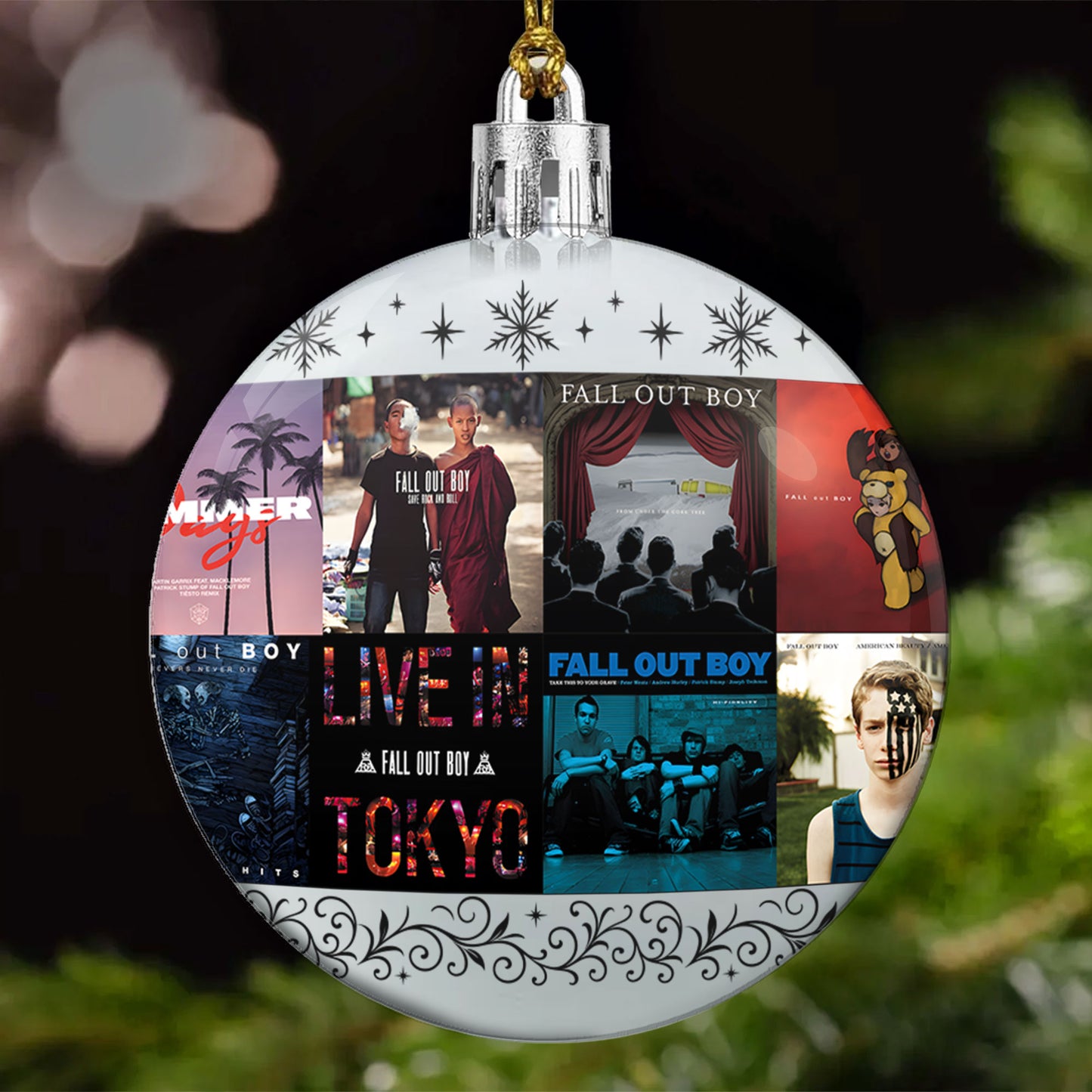 Fall Out Boy Ball Ornament – Pop Punk Energy Collection