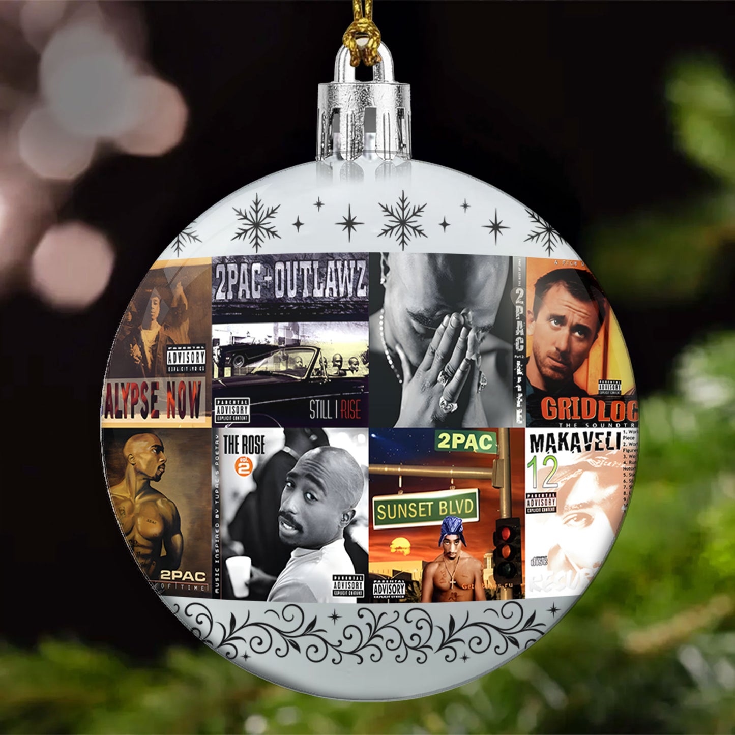 2Pac Ball Ornament – Legacy of Hip-Hop