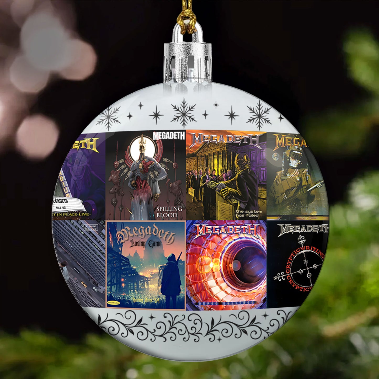 Megadeth Ball Ornament – A Heavy Metal Christmas Keepsake