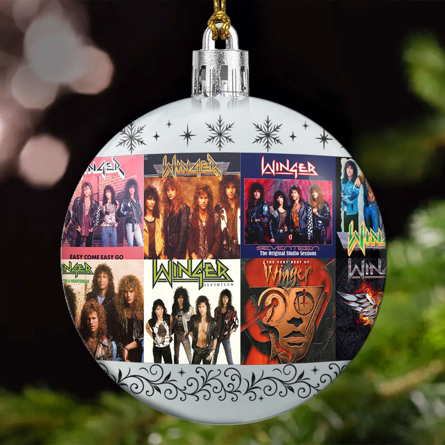 Winger Ball Ornament – Classic Hard Rock Energy