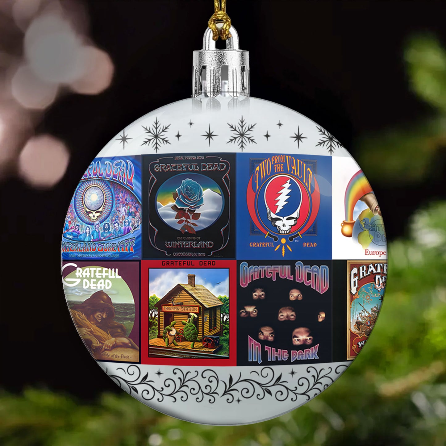 Grateful Dead Ball Ornament – The Spirit of Psychedelic Rock