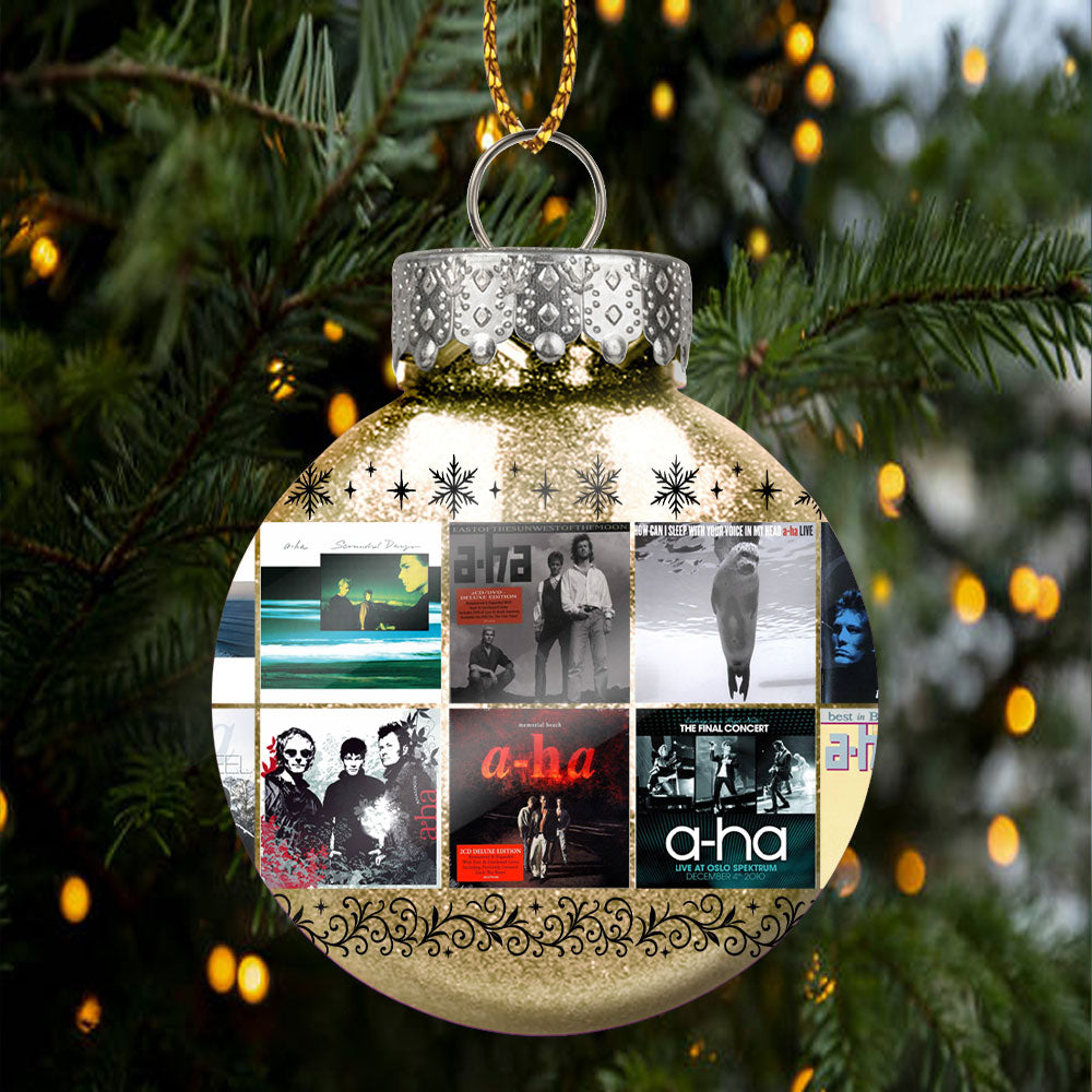 A-ha Ball Ornament – A Nostalgic Christmas Gift for Pop Lovers