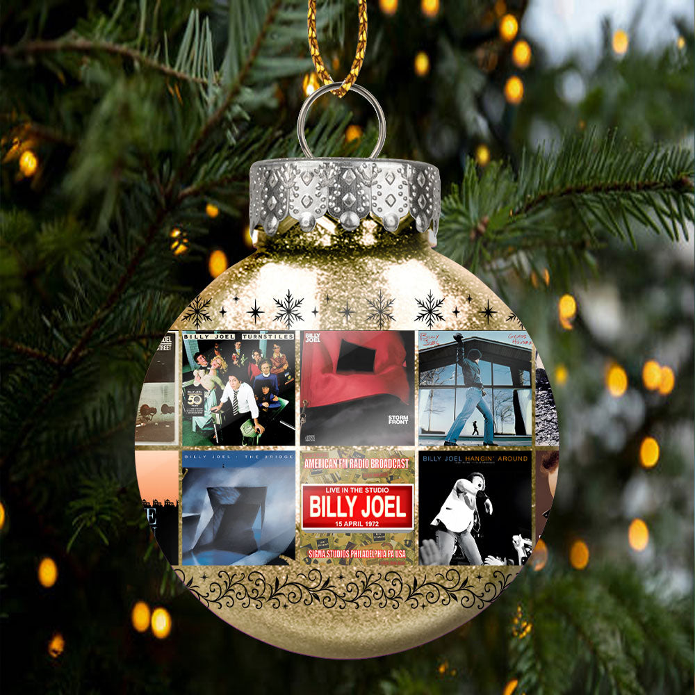 Billy Joel Ball Ornament – A Piano Man’s Holiday Melody in Every Shine
