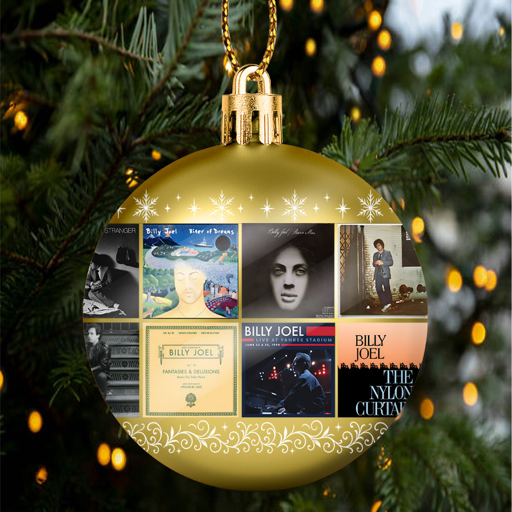 Billy Joel Ball Ornament – A Piano Man’s Holiday Melody in Every Shine