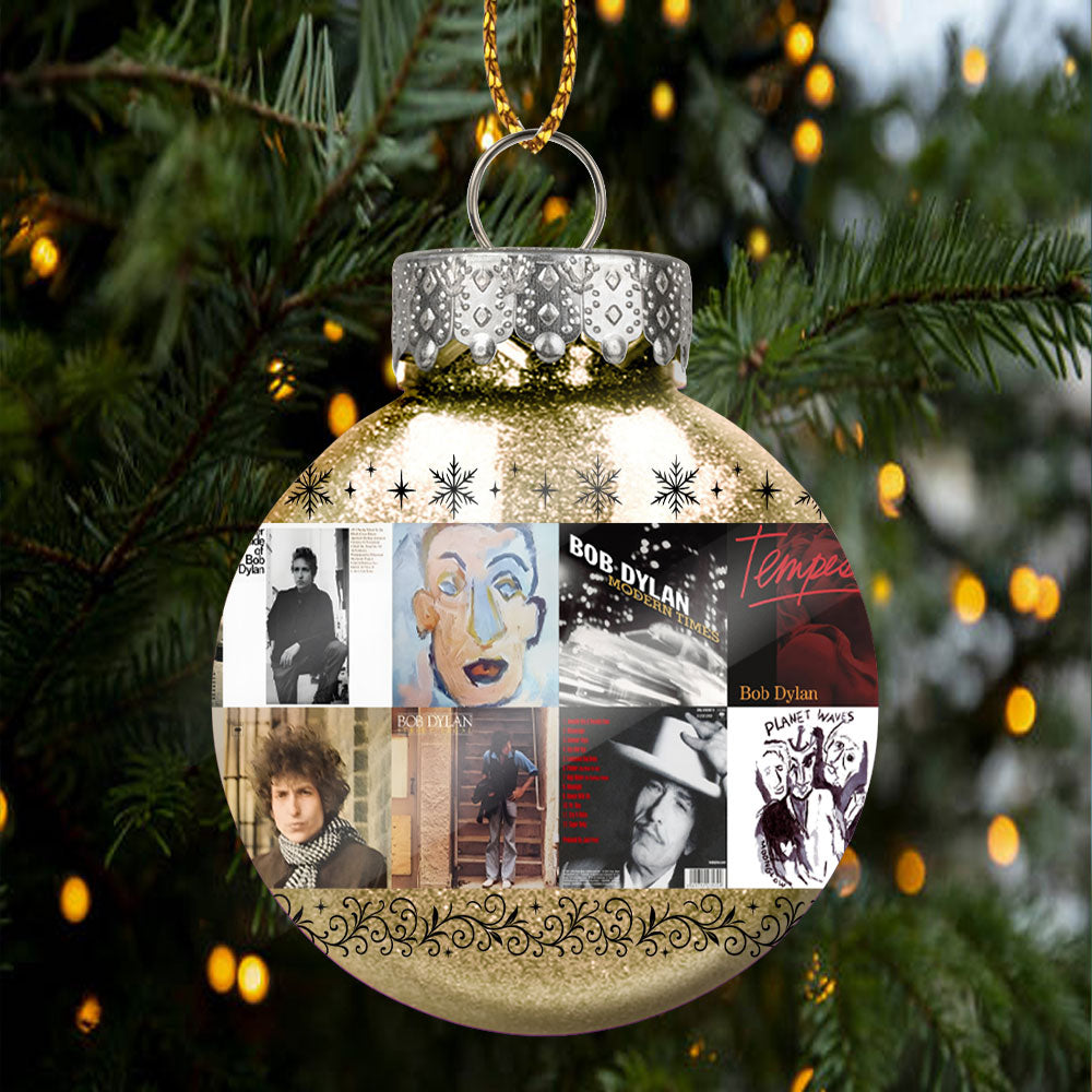 Bob Dylan Ball Ornament – A Tribute to the Poet of Rock and Timeless Melody