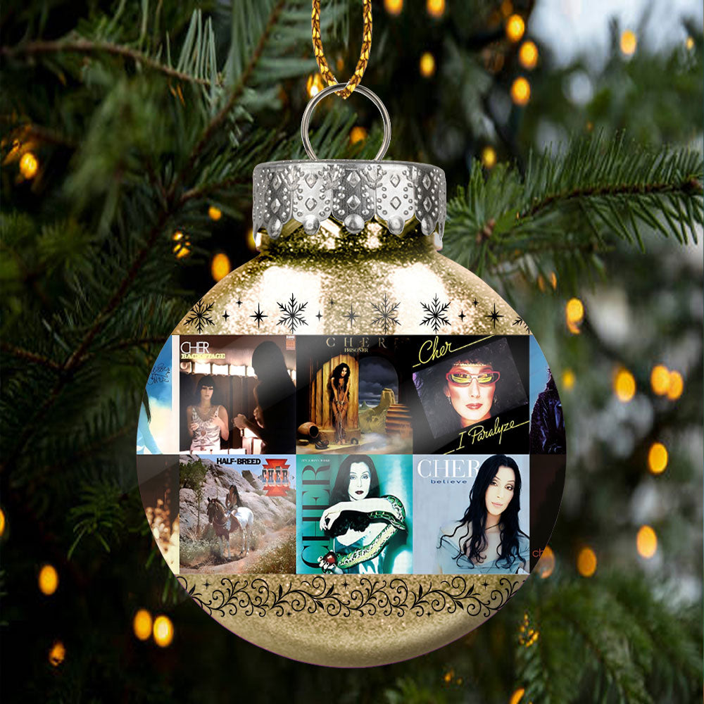 Cher Ball Ornament – A Dazzling Celebration of Glamour, Strength, and Timeless Hits