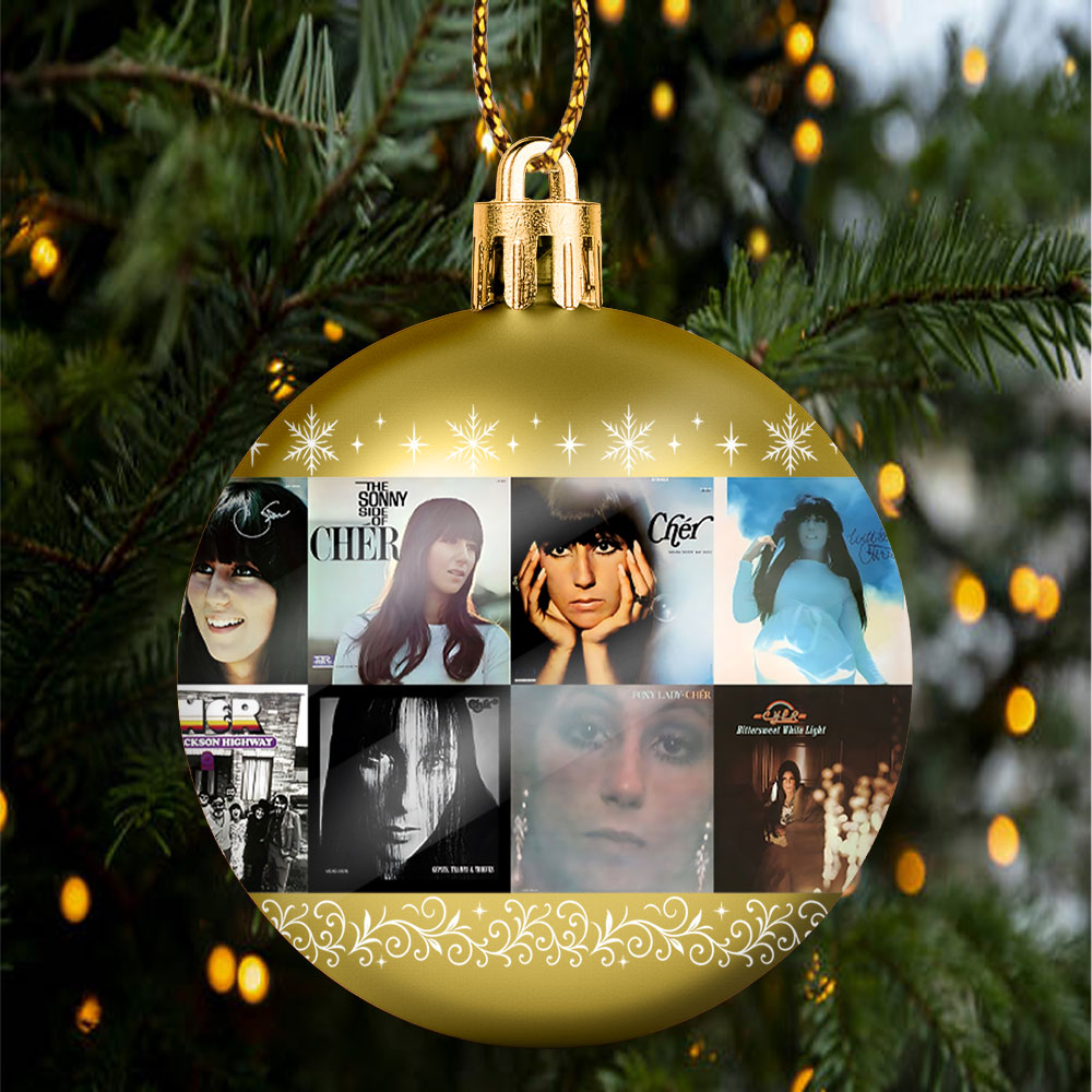 Cher Ball Ornament – A Dazzling Celebration of Glamour, Strength, and Timeless Hits