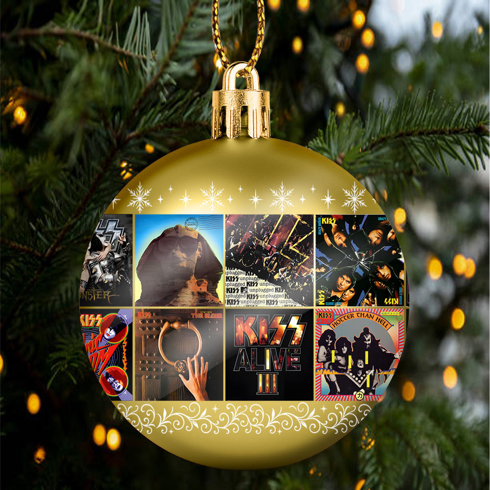 KISS Ball Ornament – A Rock ’n’ Roll Holiday Tribute to the Hottest Band in the World