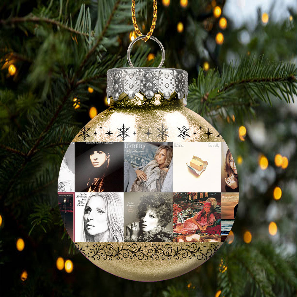 Barbra Streisand Ball Ornament – A Tribute to Timeless Elegance