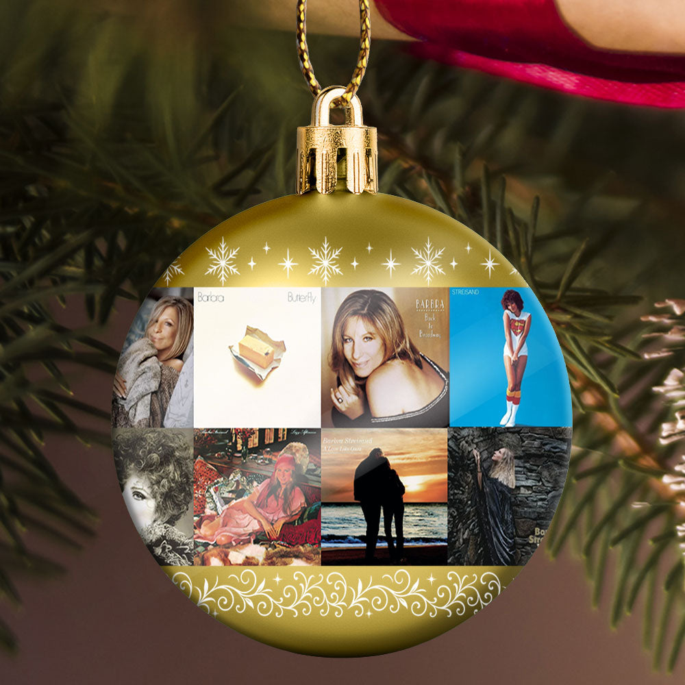 Barbra Streisand Ball Ornament – A Tribute to Timeless Elegance