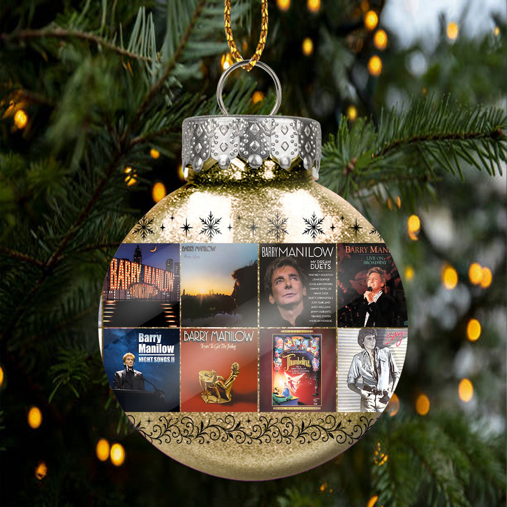Barry Manilow Ball Ornament – A Celebration of Music, Memories, and Holiday Magic