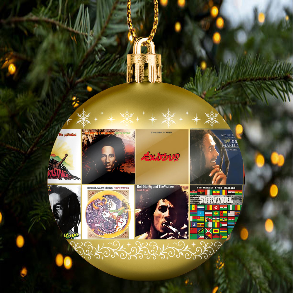 Bob Marley Ball Ornament – A Reggae Spirit of Peace, Love, and Holiday Harmony