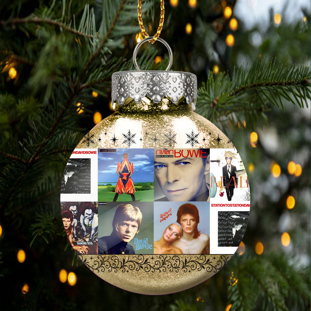 David Bowie Ball Ornament – A Stardust Celebration of Art, Sound, and Cosmic Style