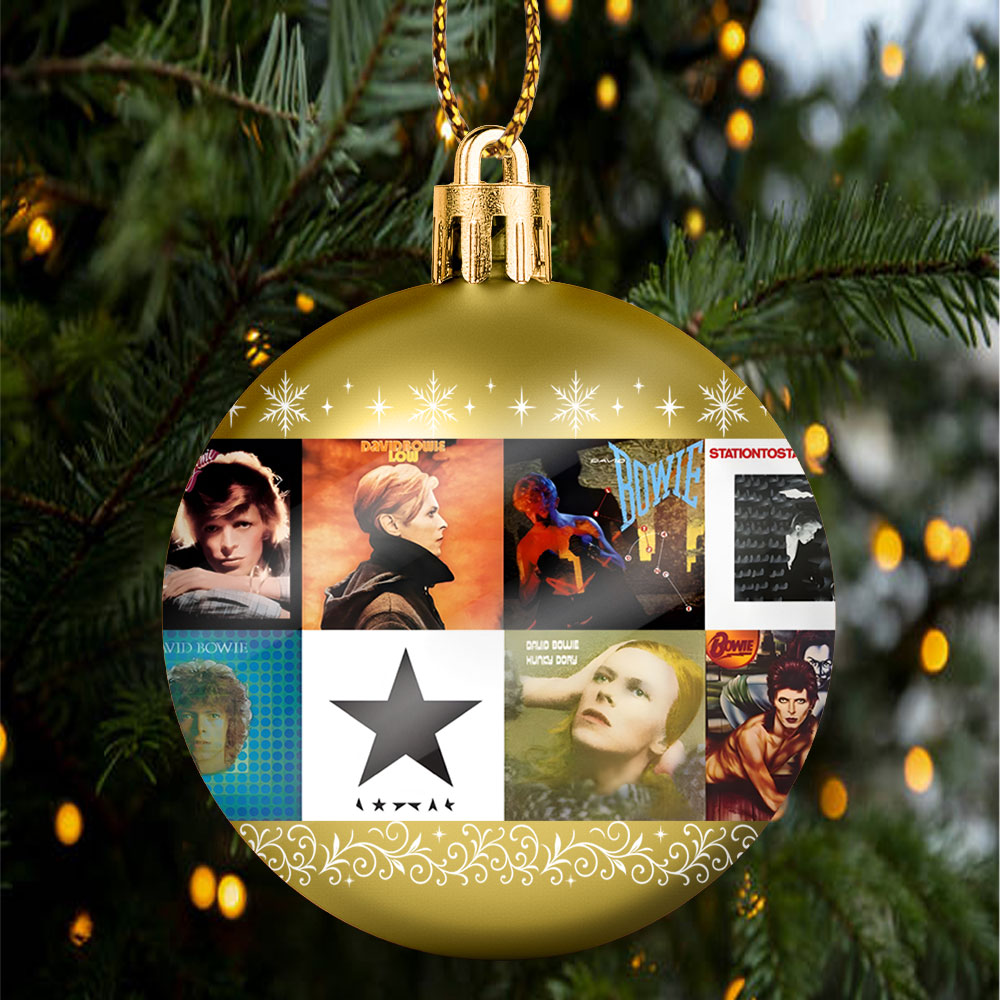 David Bowie Ball Ornament – A Stardust Celebration of Art, Sound, and Cosmic Style