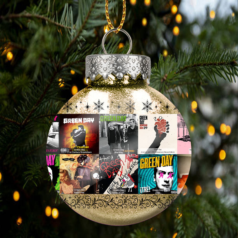 Green Day Ball Ornament – Rock the Holidays with Punk Spirit