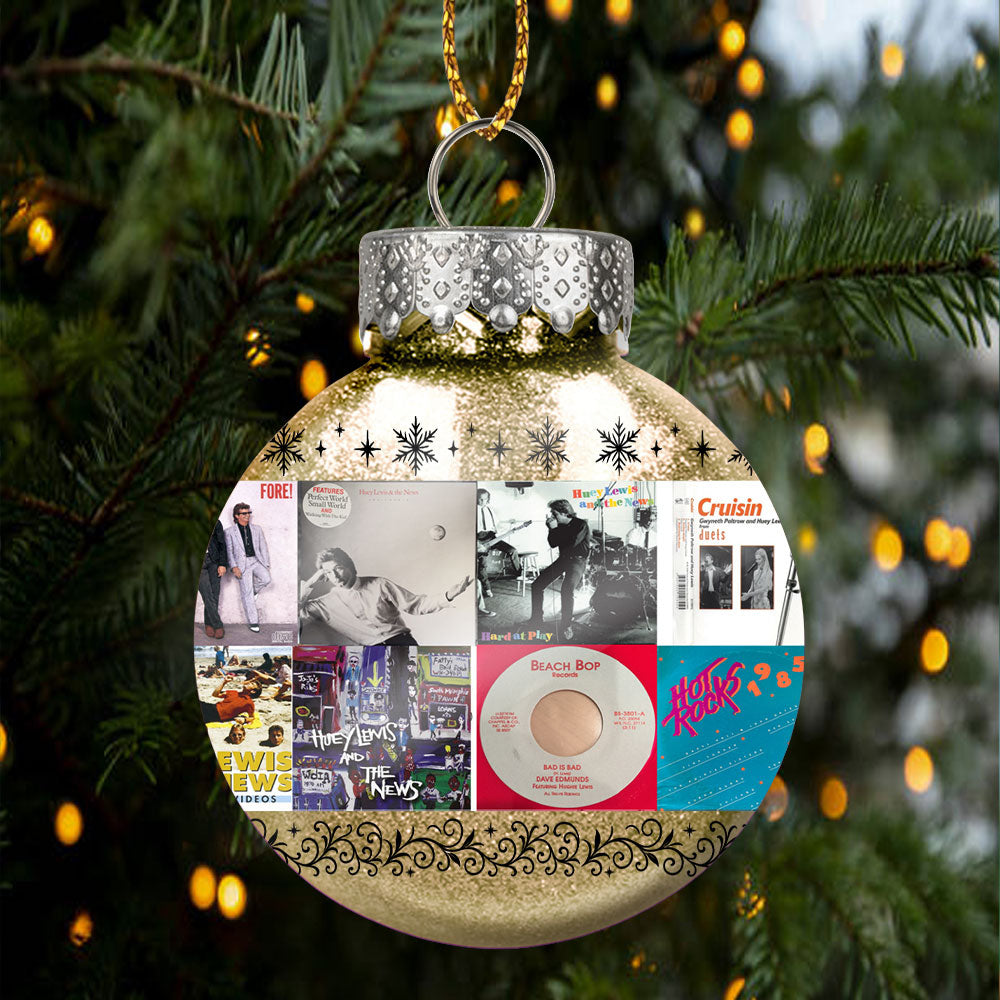 Huey Lewis & The News Ornament – The Heart of Rock ’n’ Roll Holiday