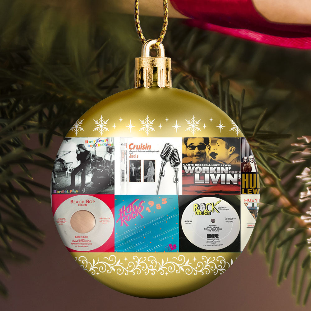 Huey Lewis & The News Ornament – The Heart of Rock ’n’ Roll Holiday
