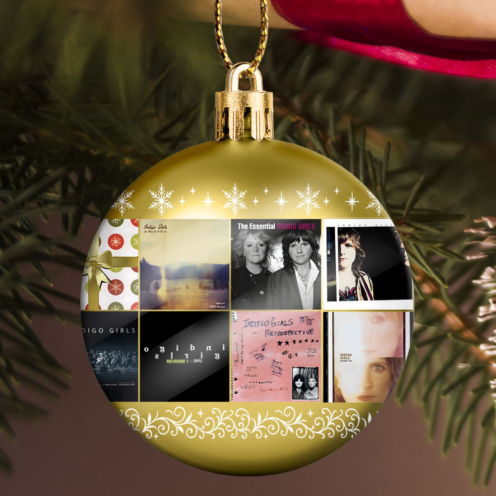 Indigo Girls Ornament – Folk Harmony in Holiday Glow