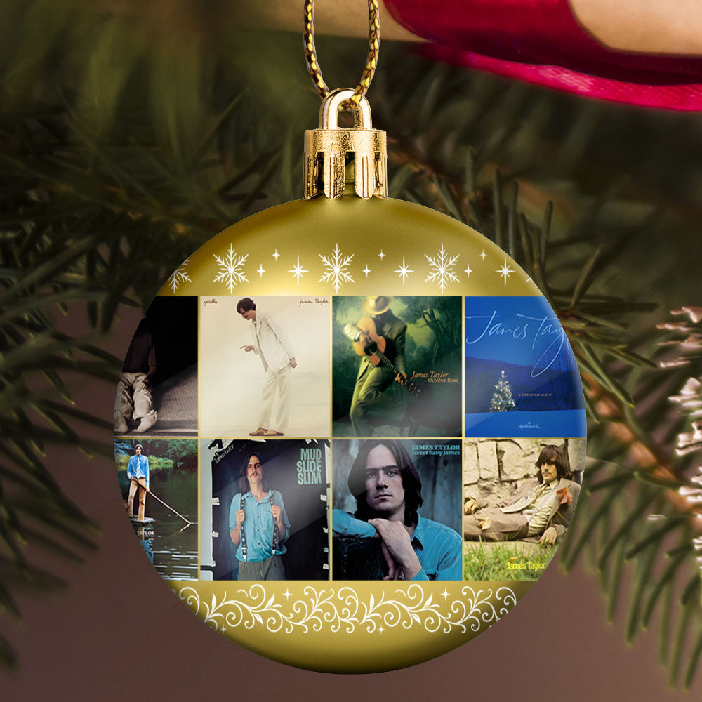 James Taylor Ball Ornament – Warm Melodies for Winter Nights