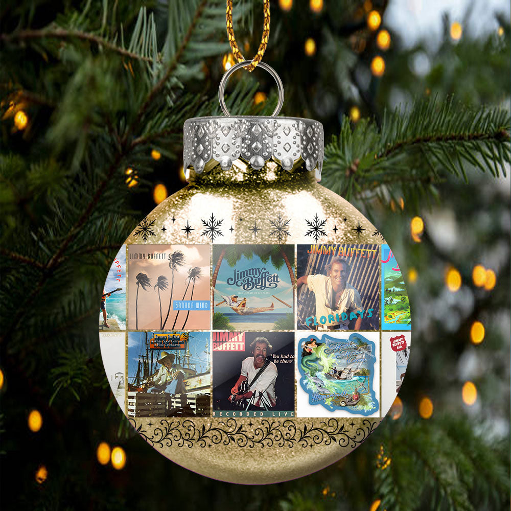 Jimmy Buffett Ball Ornament – A Tropical Holiday Tribute