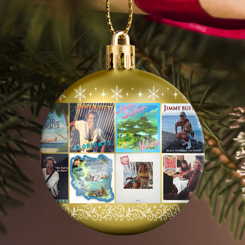 Jimmy Buffett Ball Ornament – A Tropical Holiday Tribute
