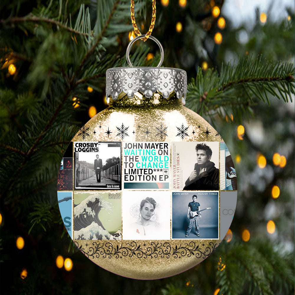 John Mayer Ball Ornament – A Touch of Soulful Elegance for Your Tree