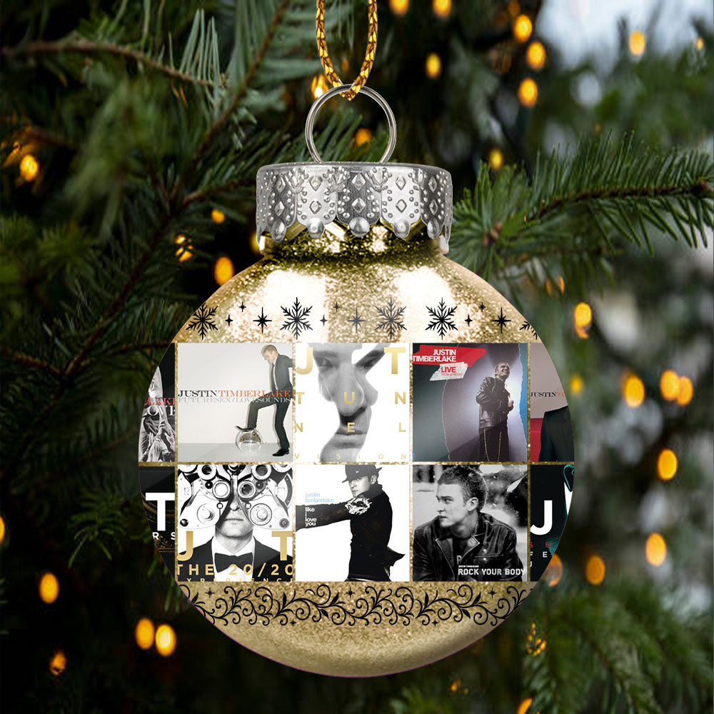Justin Timberlake Ornament – A Sleek Touch of Pop Perfection