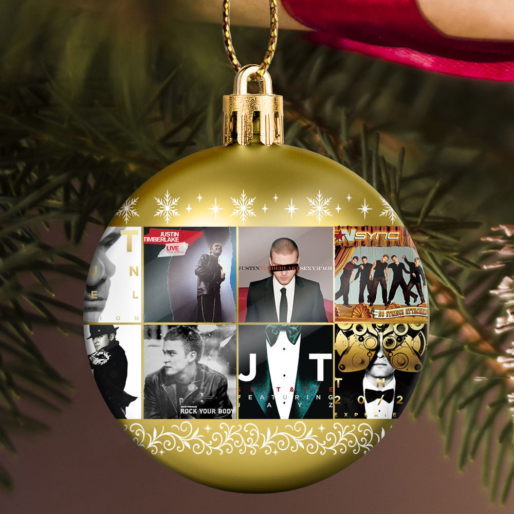 Justin Timberlake Ornament – A Sleek Touch of Pop Perfection