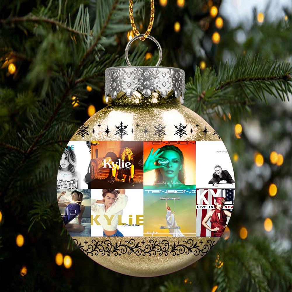 Kylie Minogue Ball Ornament – Sparkle Like a Pop Icon