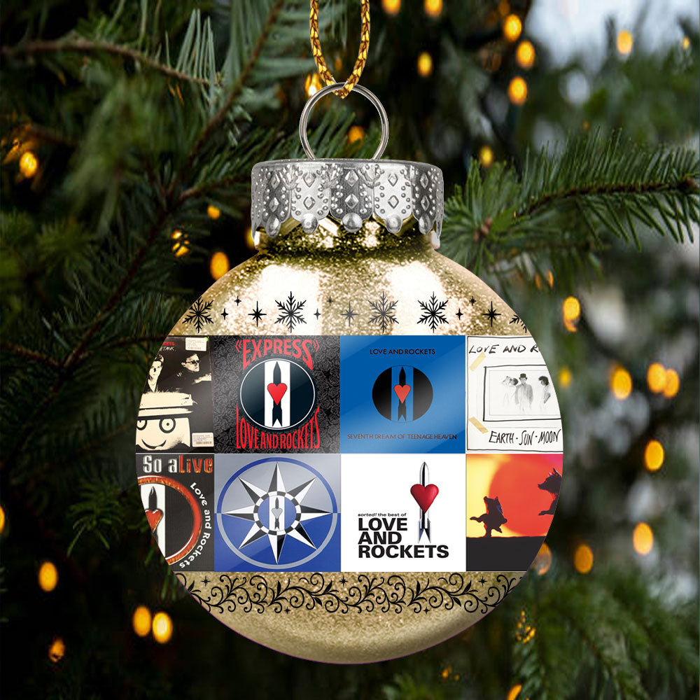 Love and Rockets Ornament – Alternative Spirit in Holiday Light