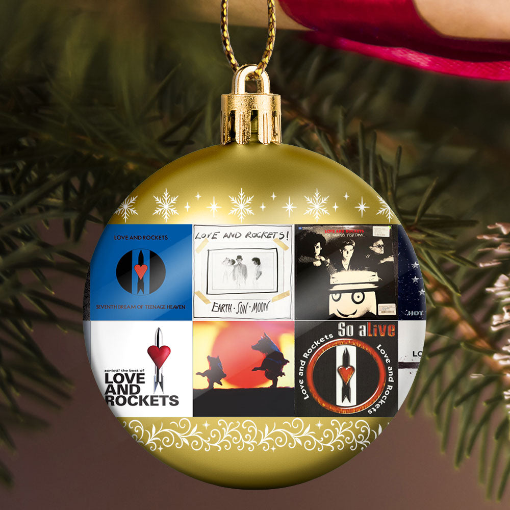 Love and Rockets Ornament – Alternative Spirit in Holiday Light