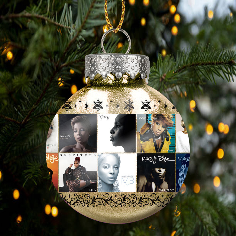 Mary J. Blige Ball Ornament – The Queen of Hip-Hop Soul